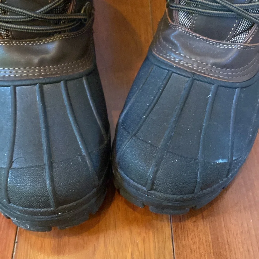 Northwest Territory Kingsley Thermolite Brown Rain & Snow Boots insulated sz 10
